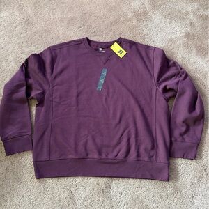 NWT All in Motion Xl Purple Men's Sweatshirt